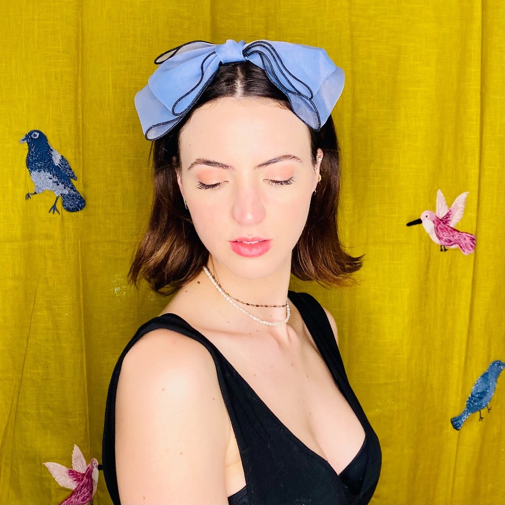 Chiffon Sheer Bow Headband